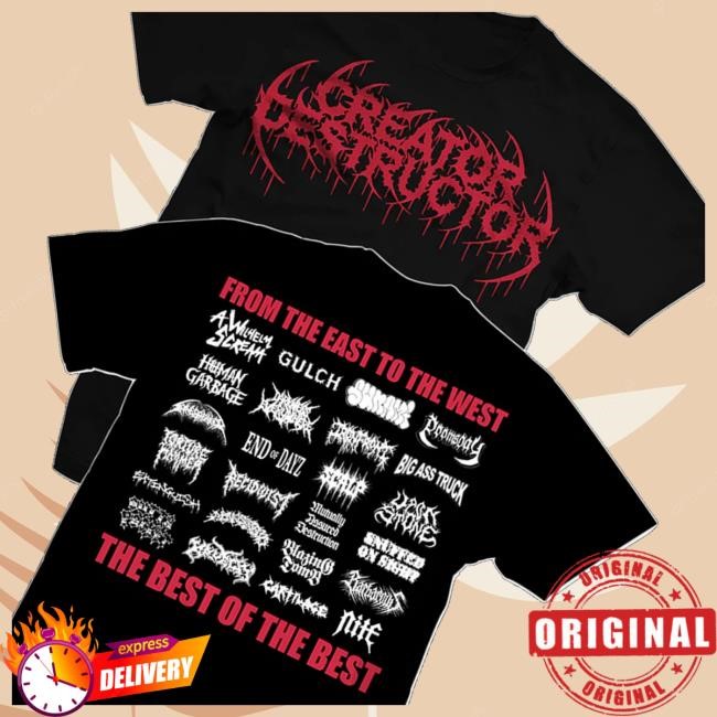 Creator Destructor Store Creator-Destructor Records - Label Roster Sweatshirt