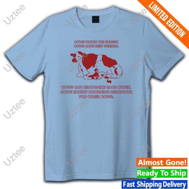 The Locked Tomb Cows Watch The Sunset Cows Have Best Friends Tee Shirt