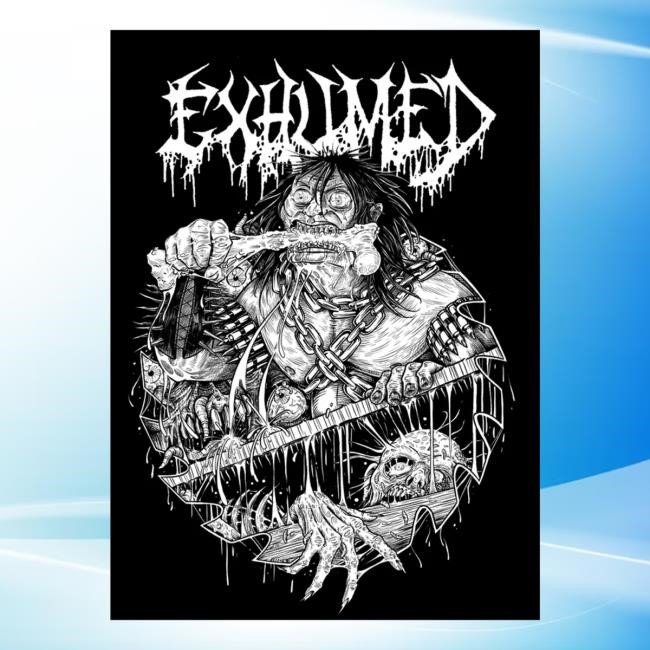 Darker Corners Merch Store Exhumed Autumnal Aural Atrocities Long Sleeve Shirt