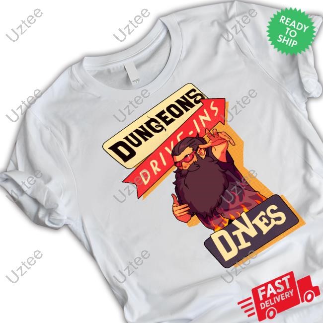 Senshi Dungeons Drive-Ins And Dives Tee