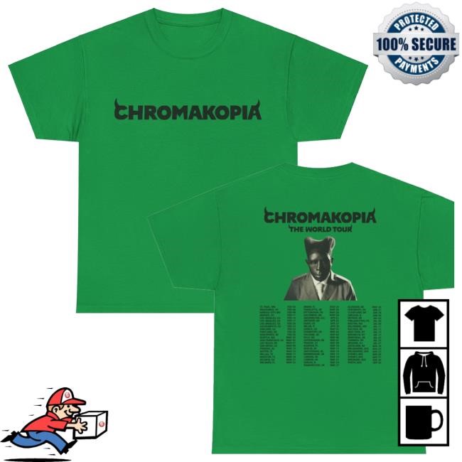 Chromakopia Tour Merch Chromakopia Green Tour T Shirt