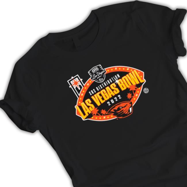 Official Oregon State Football 2022 Srs Distribution Las Vegas Bowl Tee Shirt