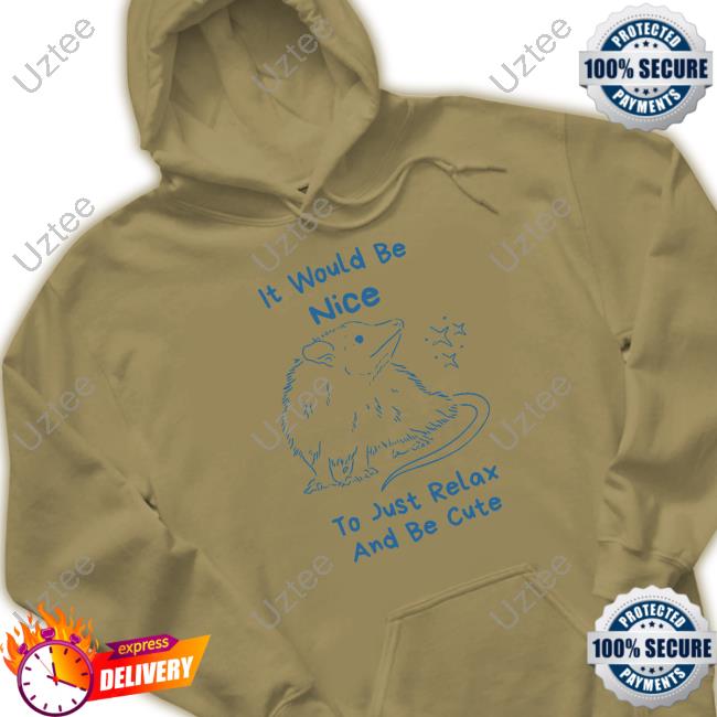 Slippywild Store It Would Be Nice To Just Relax And Be Cute Long Sleeve T Shirt