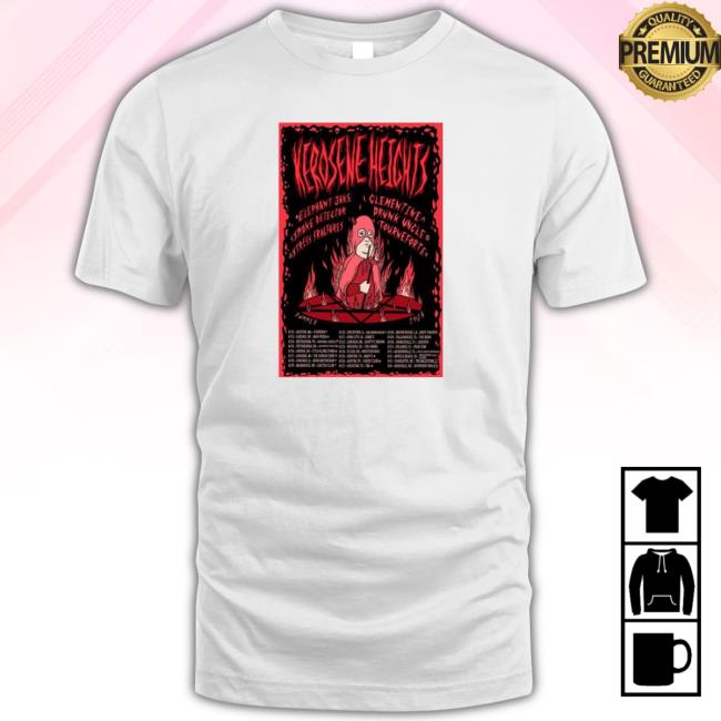 Official Kerosene Heights 2023 Summer Tour Poster shirt, hoodie, tank top, sweater and long sleeve t-shirt