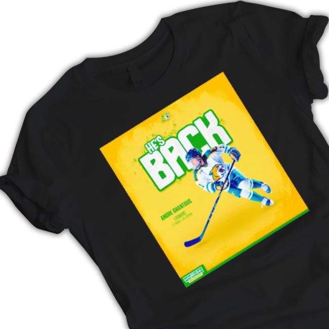 Andre Ghantous Northern Michigan Wildcats Hockey He’S Back shirt