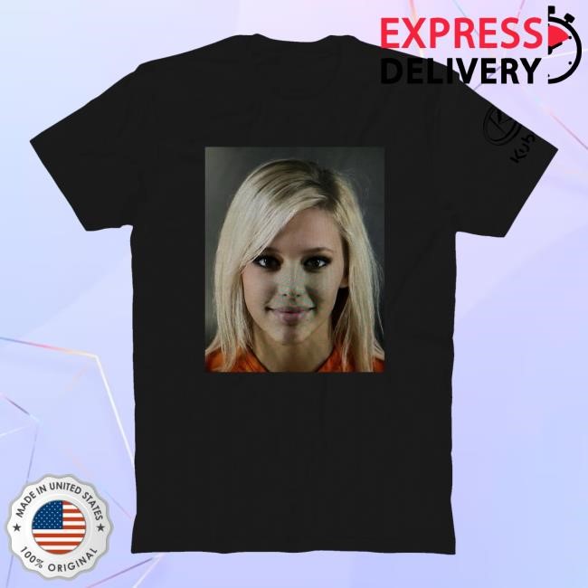 Bunker Branding Merch Alex Zedra Mugshot Tee Shirt Bunker Branding Co