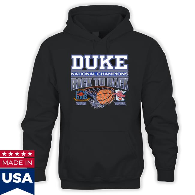 Duke Back To Back ’91-92 shirt