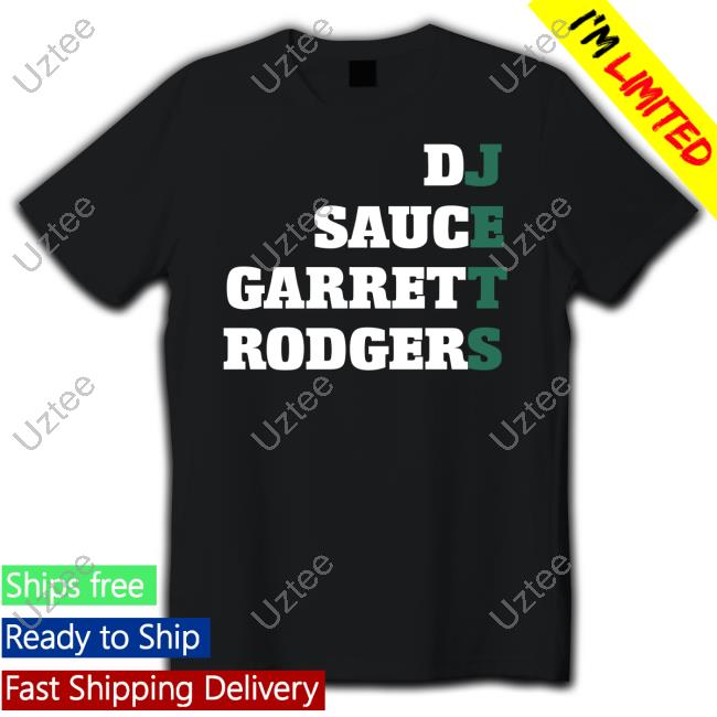 Ustadium Merch Dj Sauce Garrett Rodgers Jets Tee Shirts Benny & The Jets