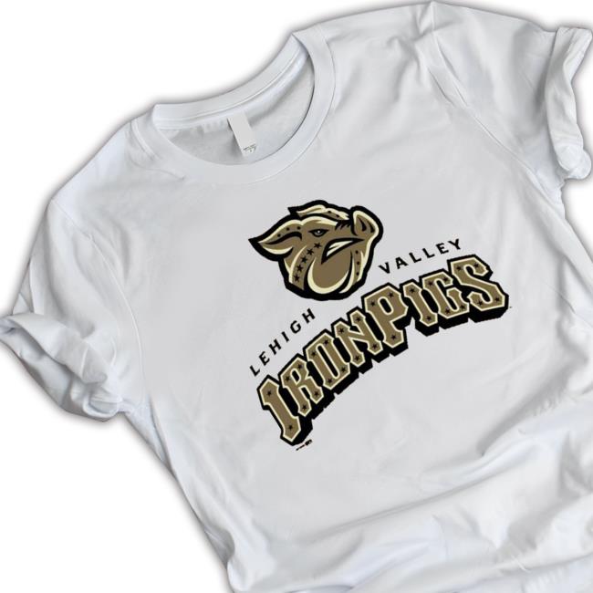 Lehigh Valley Ironpigs Gold Logo shirt, hoodie, tank top, sweater and long sleeve t-shirt