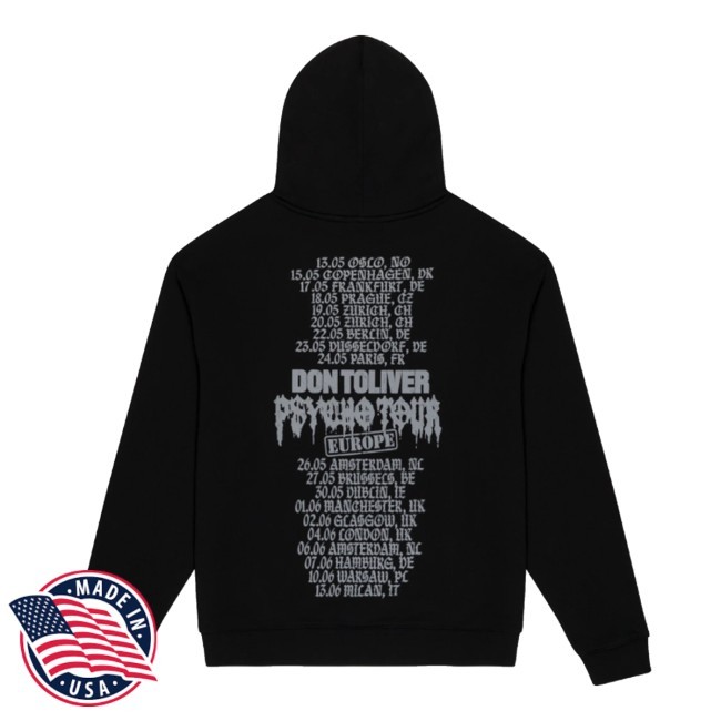 Psycho Tour Emblem T-Shirt, Hoodie, Tank Top, Sweater And Long Sleeve T-Shirt Don Toliver Official Store