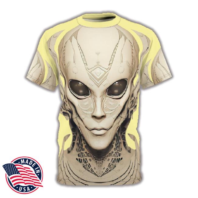 Alien Head 3D T-Shirt, Costume Halloween Cosplay 3D T-Shirt, Halloween Costume For Family Group Sweatshirt
