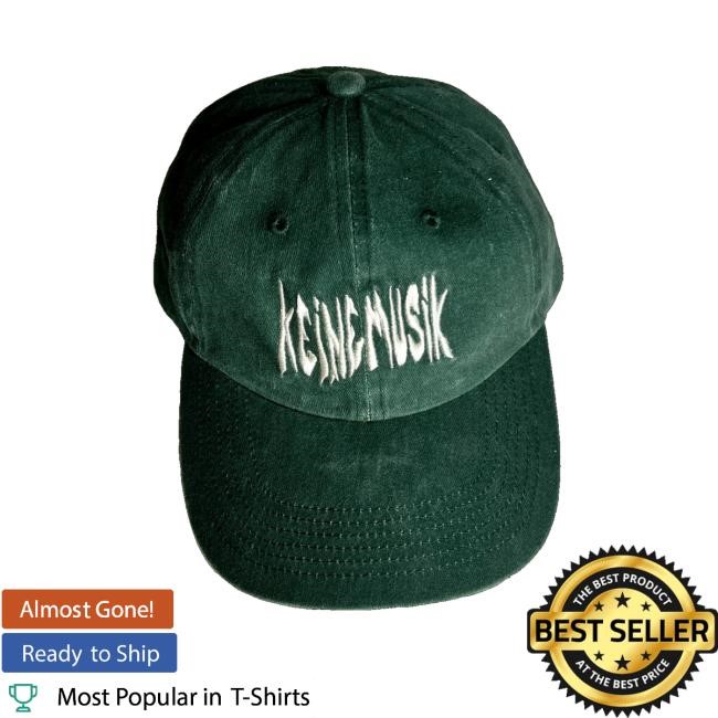 Keinemusik Merch Km Logo Green Cap Twill Cap
