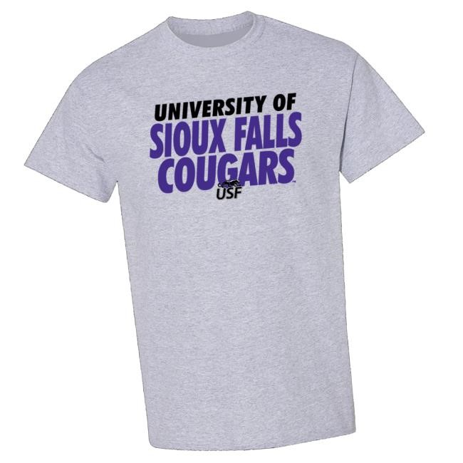 Official Usiouxfalls Merch J. America College Slant Shirt