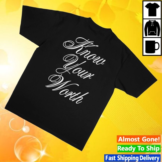 Official G-Eazy Merch Worth Statement Black Shirts