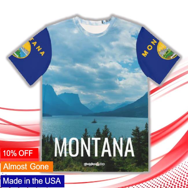 Montana Men's Polyester Long Sleeve T Shirt (Aop)