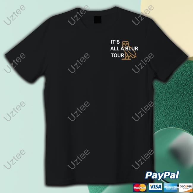 Official Drake Tour Merch It's All A Blur Tour Hoodie