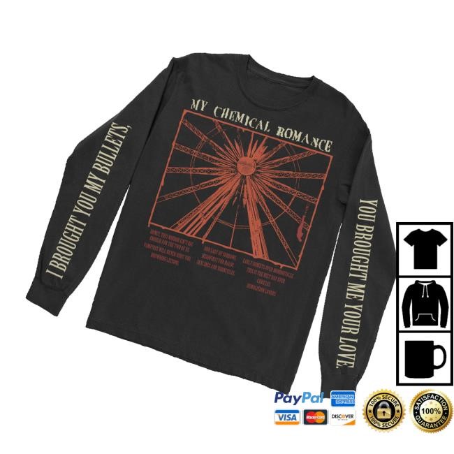 My Chemical Romance Merch Store Shop Bullets Track Shirt