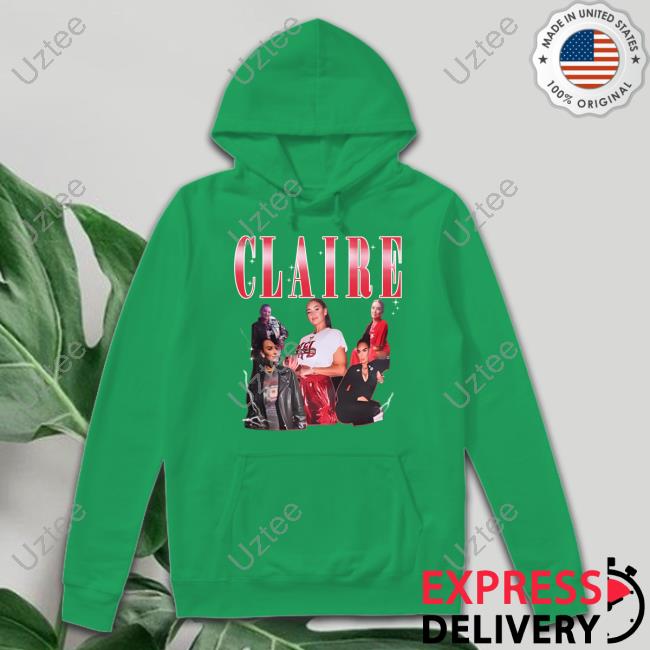 Claire Kittle Hooded Sweatshirt George Kittle Wearing Claire Kittle T Shirt