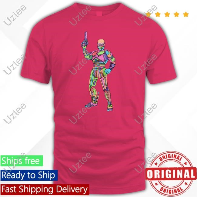 Hotmerch Dead Or Alive You're Coming With Tee Robocop Tee Shirt