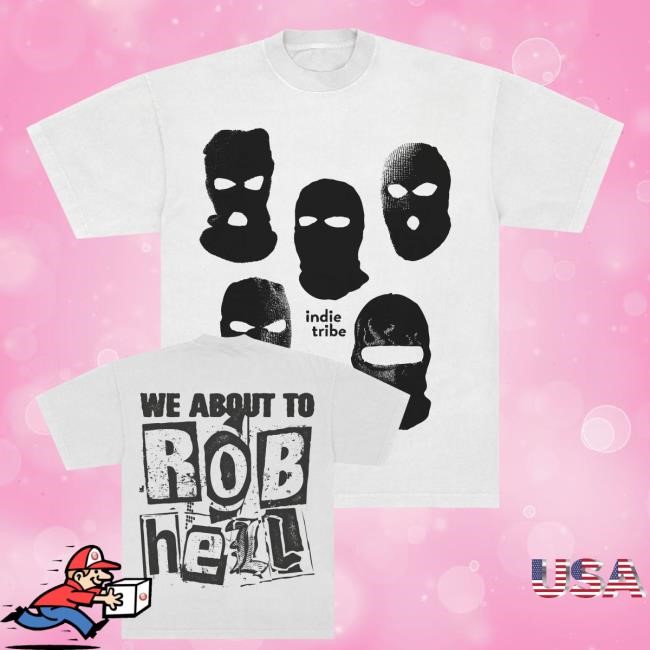Official White Rob Hell Drop Shoulder Hoodie, Sweatshirt