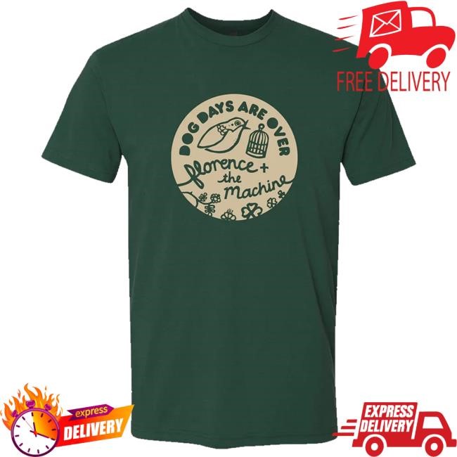 Florence And The Machine Merch Shop Dog Days In Green Tank Top
