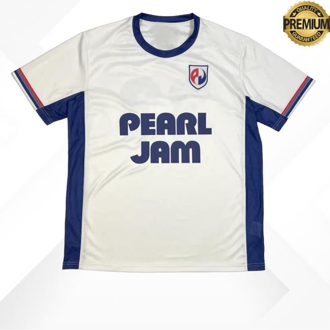 Pearljam Merch London Event 2024 Football Jersey