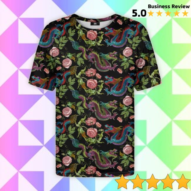 Colorful Japanese Dragon Classic Shirt