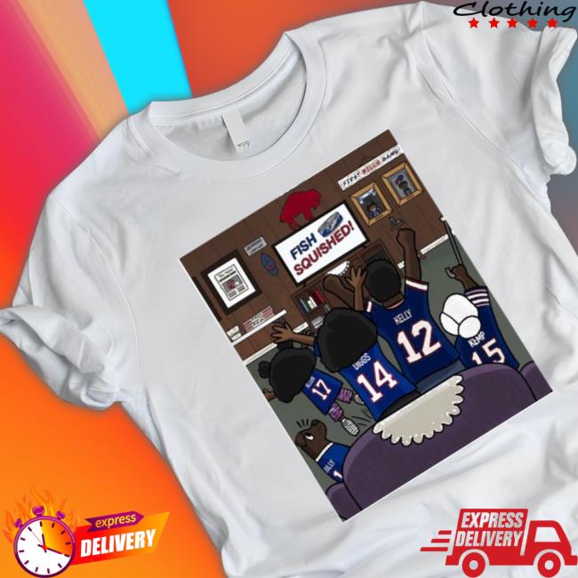 Official Buffalo Bills Fish Squished Bills shirt