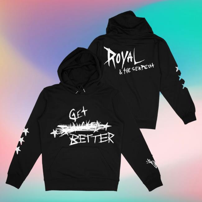 Official Royal & the Serpent Merch Store Royalandtheserpent Rats Get Better Sweatshirt