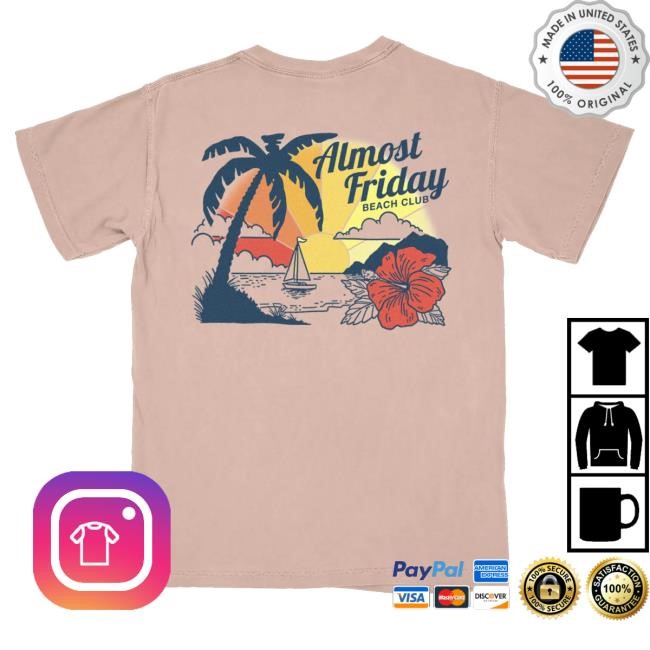 Official Almost Friday Store Almost Friday Paradise Crewneck Sweatshirt