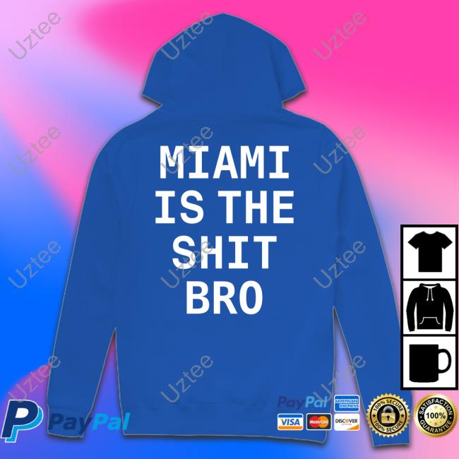 Josh Pate Miami Is The Shit Bro Long Sleeve T Shirt