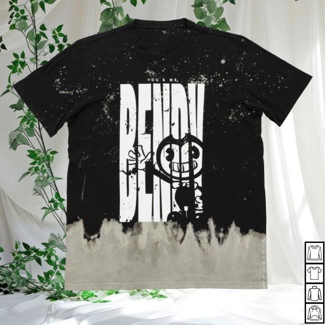 Official Bendy You And Me Wave Drip Dye T Shirt