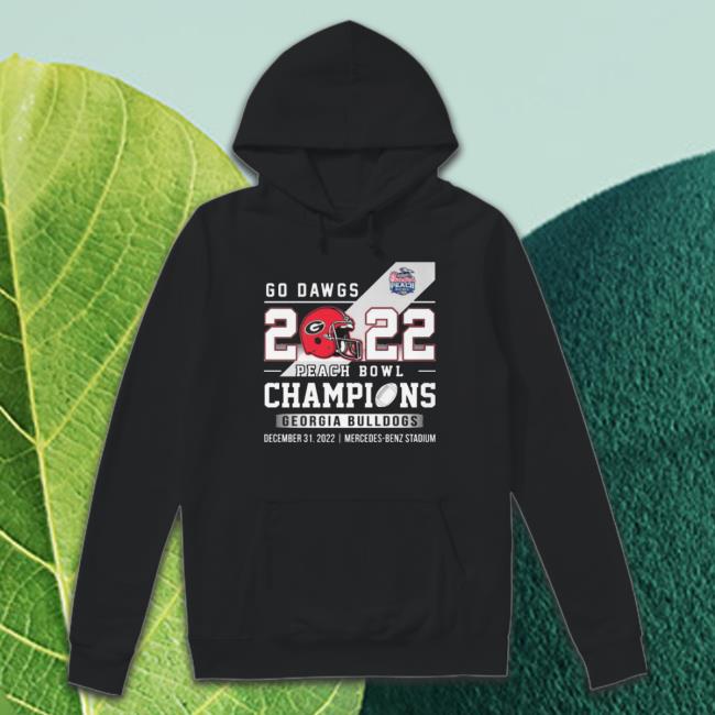 Go Dawgs 2022 Peach Bowl Champions Georgia Bulldogs Sweater