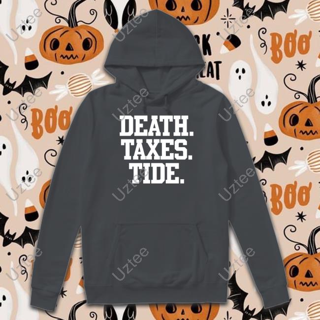 Barstool Sports Store Death Taxes Tide T Shirt Death Taxes Al T Shirt Rico Bo$Co Death Taxes Al Tee