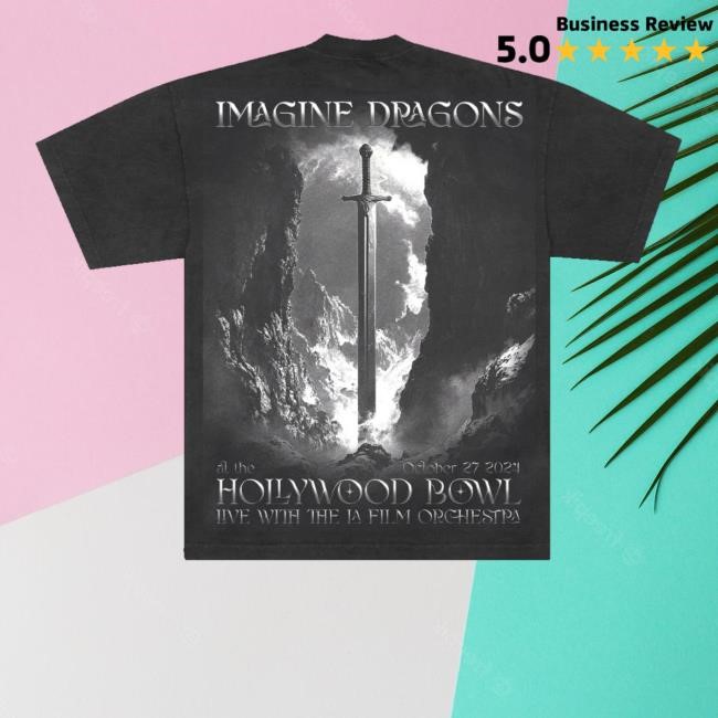 Imagine Dragons Music Merch Shop Store Official Hollywood Bowl Sword Event T Shirts
