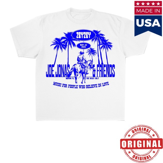 Joe Jonas Official Merch Store Miami Hoodie