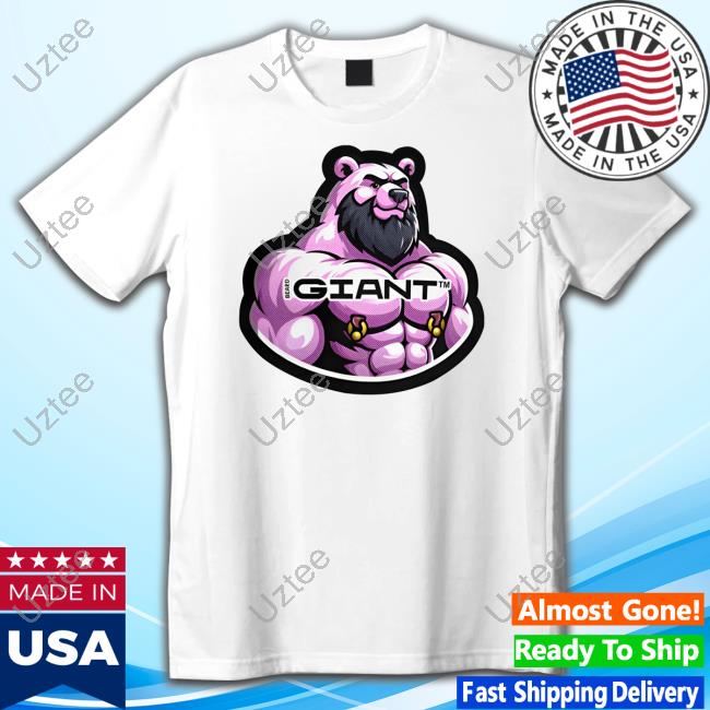 Unclestudio Giant Beard Bear T-Shirt