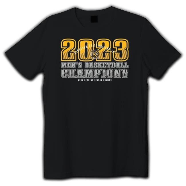 Kennesaw State Owls 2023 Asun Regular Season Men’S Basketball Champions tee shirt
