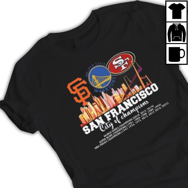 Kansas City Chiefs San Francisco Giants City Of Champions 2023 Sweatshirts