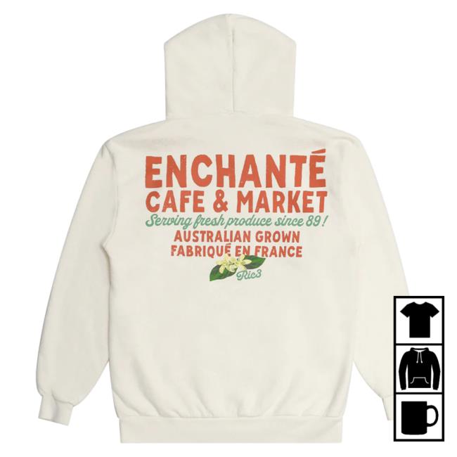 Official Daniel Ricciardo Merch Store Ric3 Enchante Flower Tshirt Creme DanielRicciardo Shop