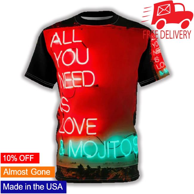 Mojitos T-Shirt, Unisex Aop Cut & Sew 3D New Shirt