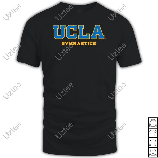 Ucla Gymnastics Black Wordmark Hoodie