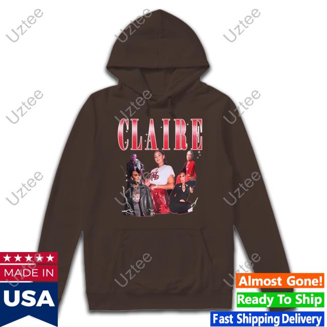 Claire Kittle Hooded Sweatshirt George Kittle Wearing His Wife Claire Kittle Hooded Sweatshirt