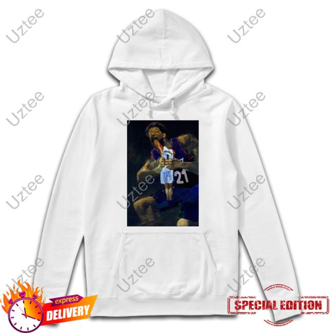 Paintmerch Embiid Devours The Spurs Sweatshirt