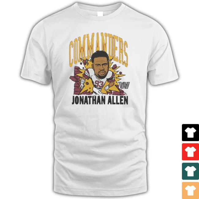 Washington Commanders Jonathan Allen Caricature Classic Shirt