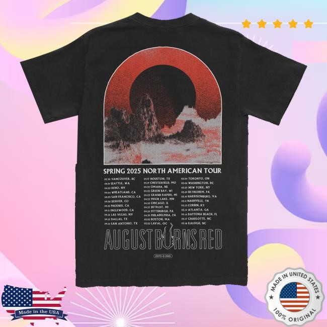 Spring 2025 North American Mountains Tour Shirt