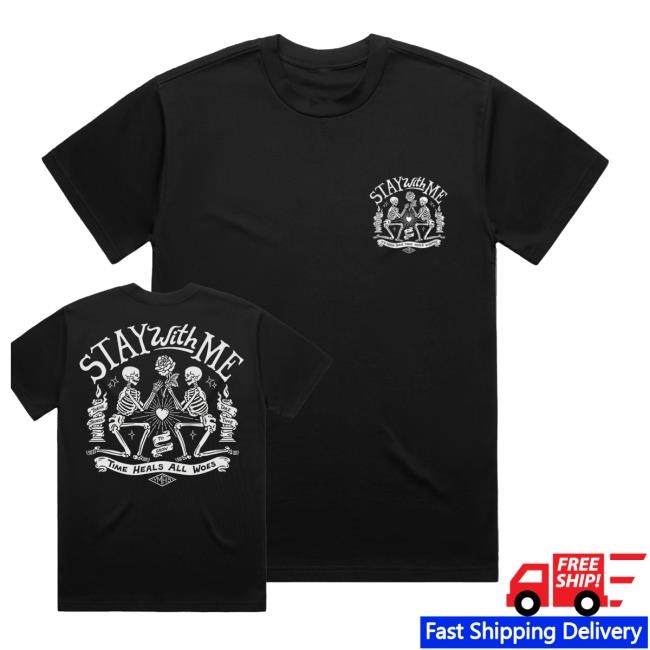 You Me At Six Merch Shop Store Official Limited Stay With Me Black Hoodie Sweatshirt