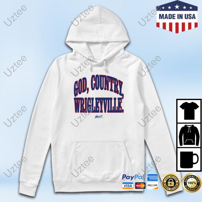 God, Country, Wrigleyville Long Sleeve T Shirt Dom Frederic God, Country, Wrigleyville Shirt