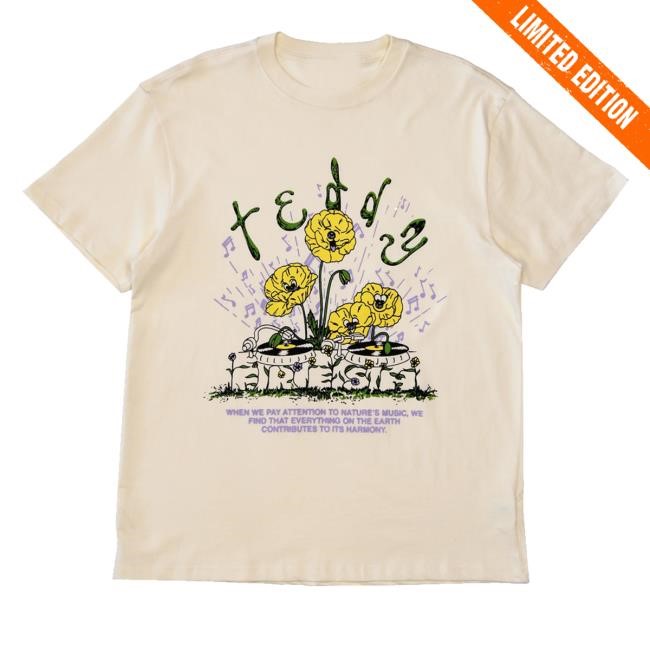 Official Teddy Fresh Merch Floral Beats Tee Shirt