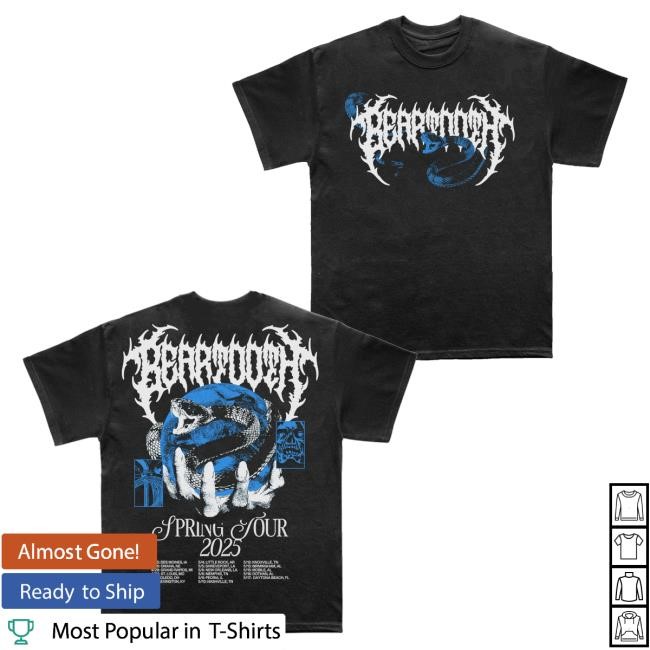 Official Beartooth Store Merch Blue Snake Tour Sweatshirt